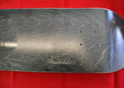 Lasergravierte Skateboard