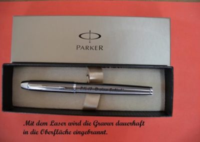 PARKER-Kugelschreiber-Lasergravur-
